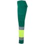 Velilla Pantalon multipoches bicolore haute visibilité green/fluo_yellow
