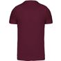 kariban T-shirt col V manches courtes wine