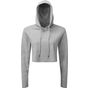 TriDri Sweat à capuche crop Tridri® pour femme heather_grey