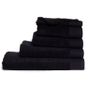 The One Towelling Deluxe Towel 50 black