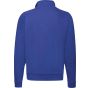 fruit of the loom Classic zip neck sweat royal_blue