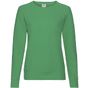 fruit of the loom Lightweight Raglan Sweat Lady-Fit vert_kelly