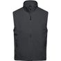 James&Nicholson Men´s Softshell Vest black