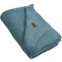 A&R Couverture organique tricotée Babiezz® Smoke blue