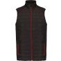 WK Designed To Work Bodywarmer Day To Day bi-matière unisexe black/red