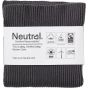 Neutral Rib Knit Kitchen Cloth charcoal