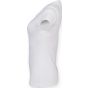 SF Clothing Women´s feel good stretch V-neck T white