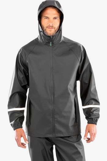 Image produit Prism PU waterproof jacket with reflective bands and recycled backing