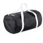 Bagbase Packaway Barrel Bag black/white