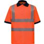 yoko Polo manches courtes haute visibilité hi_vis_orange