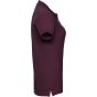Russell Athletic Ladies' Fitted Stretch Polo burgundy
