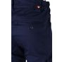 Velilla Pantalon multipoches en coton stretch navy