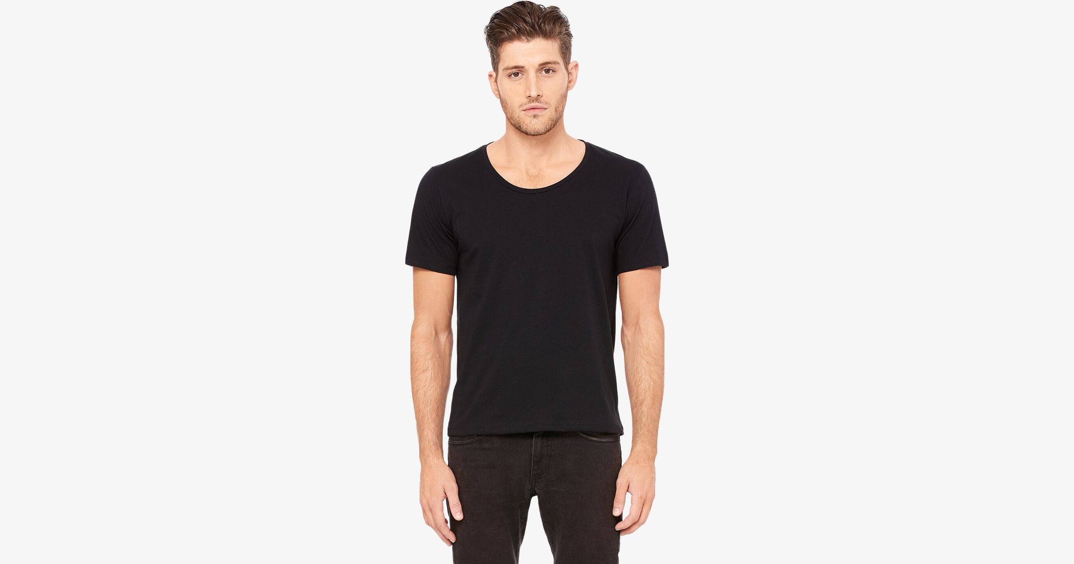 Teeshirt Bella 3406 NEW MEN'S WIDE NECK TEE