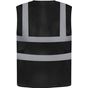 Yoko Gilet haute visibilité à maille ajourée recyclée black