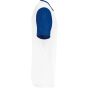 ProAct Maillot manches courtes bicolore enfant white/dark_royal_blue