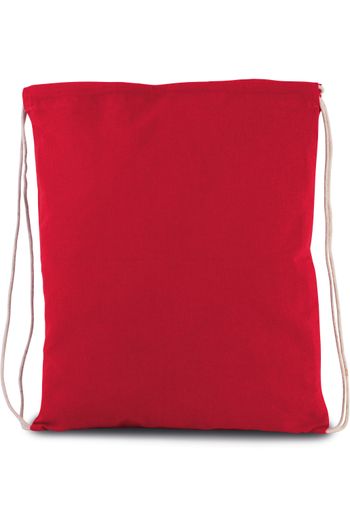 Image produit Petit sac à dos en coton bio avec cordelettes