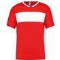 ProAct Maillot manches courtes adulte sporty_red/white