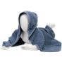 A&R Serviette à capuche pour bébé Babiezz® Jeans blue