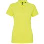 Asquith & Fox Polo femme classique polycoton neon_yellow