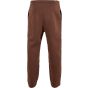 Build Your Brand Fluffy Trackpants Chocolate brown