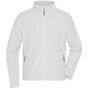 James&Nicholson Men´s Fleece Jacket white