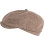 K-up Casquette style newsboy  herringbone_sand