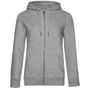 B&C Collection B&C Queen Zipped Hood_° heather_grey