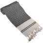 A&R Fouta Alanya Hamamzz® Black / Cream