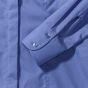 Russell Athletic Ladies' Long Sleeve Fitted Polycotton Poplin Shirt corporate blue