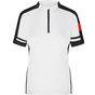 James&Nicholson Ladies' Bike-T Half Zip white