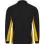 Velilla Polo bicolore manches longues black/yellow