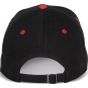 K-up Casquette - 6 panneaux black/red
