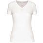 ProAct T-shirt de sport manches courtes col v femme white