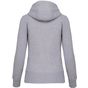 kariban sweat-shirt zippé capuche femme oxford_grey