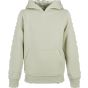 Build Your Brand Basic Kids Hoddy soft_salvia