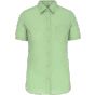 Kariban Chemise popeline polycoton manches courtes entretien facile femme pistachio_green