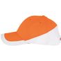 k-up Racing - casquette bicolore 6 panneaux orange/white