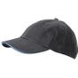 Myrtle Beach 6-Panel Raver Sandwich Cap graphite/aqua