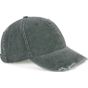 K-up Casquette vintage effet déchiré - 6 panneaux washed_storm_grey