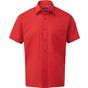 Premier Chemise popeline à manches courtes pour homme red