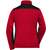 James&Nicholson Ladies´ Knitted Workwear Fleece Jacket -STRONG- red_melange/black