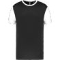 ProAct Maillot manches courtes bicolore unisexe black/white