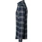 karlowsky Men's checked shirt urban-style navy