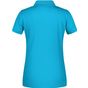 James&Nicholson Ladies´ Bio Workwear Polo turquoise