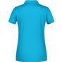 James&Nicholson Ladies´ Bio Workwear Polo turquoise