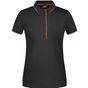 James&Nicholson Ladies´ Polo Stripe black/orange