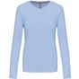 Kariban T-shirt col rond manches longues femme sky_blue