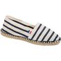 Kariban Espadrilles unisexe natural/navy_stripe