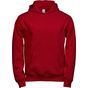 Tee Jays Junior power hoodie red