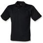 Henbury Men's Coolplus Polo Shirt black